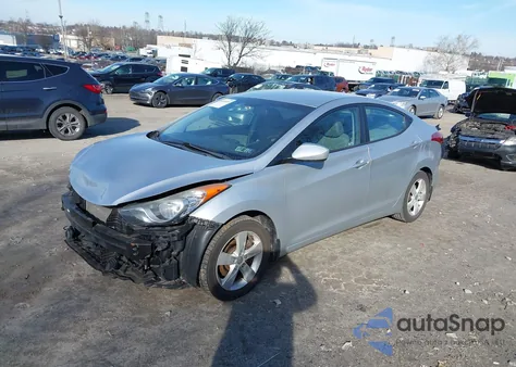 2012 Hyundai Elantra Gls z USA, uszkodzony, nr VIN 5NPDH4AE4CH149367